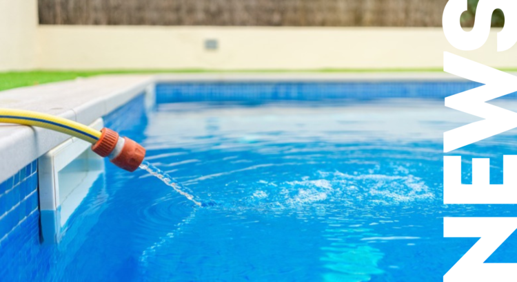 Rellenar piscina con manguera