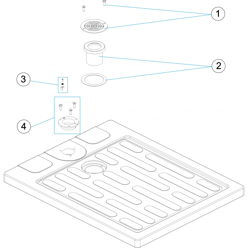 Plato ducha clasic 19723 y 19724