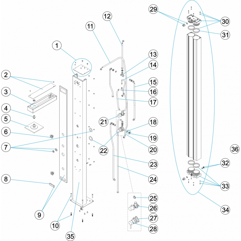 Ducha Iguazu solar 56933